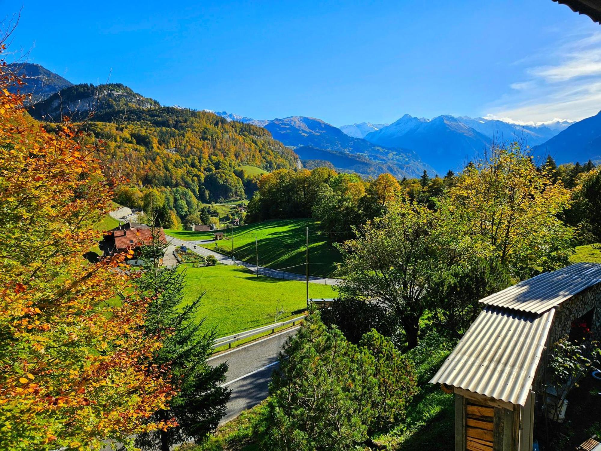 Gemuetliche Fewo Mit Sauna Inmitten Der Berge Meiringen Kültér fotó